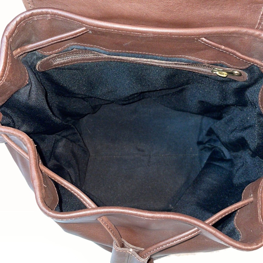 Coach Vintage XL Unisex Brown Backpack Rucksack 0529 - Picture 13 of 15